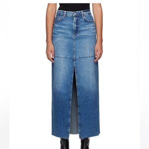 Reformation Tazz Denim Maxi Skirt - Size 24 (worn once)